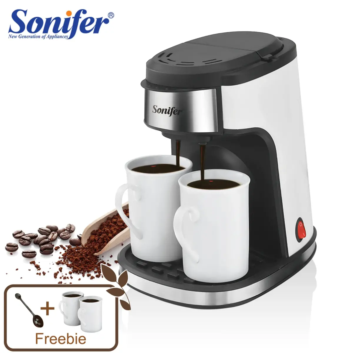 Revolutionize Your Mornings: Automatic with Double Ceramic Cups